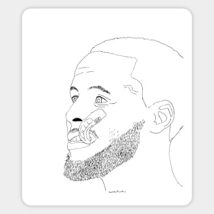 Steph Curry (white background) Sticker